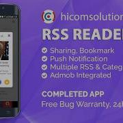 Android Demo News RSS Collection Mobile App Template Script Source Code For Sale