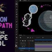 Motion Guide Path With The Shape Tool Adobe Animate CC Tutorial