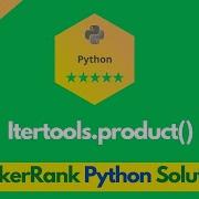 HackerRank Itertools Product Problem Solution In Python Python Solutions Programmingoneonone
