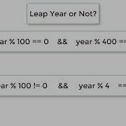 C Program To Determine Leap Year Or Not Using Logical Operators