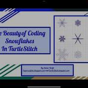 The Beauty Of Coding Snowflakes In TurtleStitch
