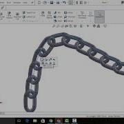 SolidWorks Tutorial Modeling Chain And Using Flex Command