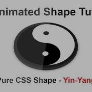 Create 3D Yin Yang Shape Pure Css 3d Animated Shape Tutorial