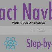 React Navigation Bar Step By Step Tutorial With Cool Slider Animation