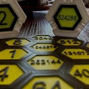 GraviTrax 3D Parts Binary Number Labels For Digital Logic