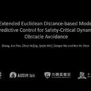 Extended Euclidean Distance Based MPC For Safety Critical Dynamic Obstacle Avoidance