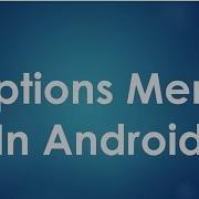 Android Tutorial For Beginners 107 Create Options Menu