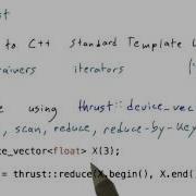 Thrust Intro To Parallel Programming