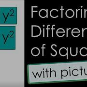 Factoring Difference Of Two Squares With Pictures