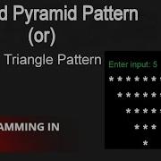 Inverted Pyramid Pattern In C Inverted Triangle Pattern C Programming In Tamil
