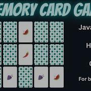 Build Your Own Memory Card Game With HTML CSS And JavaScript Beginner Friendly Tutorial