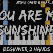 You Are My Sunshine Easy Beginner Piano Tutorial For 2 Hands
