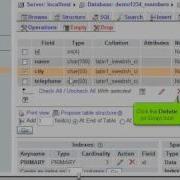 How To Delete Fields From Database Tables With PhpMyAdmin By VodaHost Web Hosting