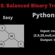 LEETCODE 110 BALANCED BINARY TREE PYTHON