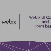Webix UI Controls And Form Basics
