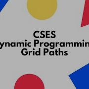 CSES Dynamic Programming Grid Paths
