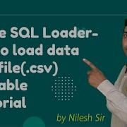 Oracle SQL Loader How To Load Data From File Csv Into Table Import Data From File SQL Oracle