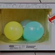 Water Balloons And Air Balloons In A Microwave Experiment