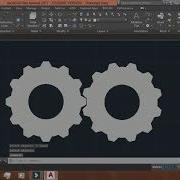 3D Gear Rotate Motion Animation In AutoCAD Script Rotate Command
