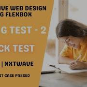 CSS Flexbox Тесты заглушки Тест по кодированию 2 NXTWAVE FLEXBOX CCBP 4 0