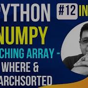 NumPy Searching Array Where Searchsorted Complete Python Numpy Tutorial In Hindi 12
