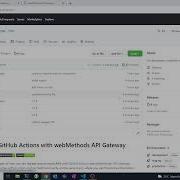 Using GitHub Actions With WebMethods API Gateway