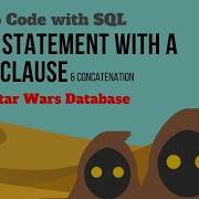 SQL Lesson 2 Simple SELECT Statement With A WHERE Clause And CONCATENTATION