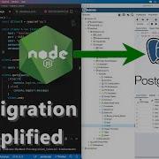 Упрощенная миграция базы данных генерация PostgreSQL из Nodejs