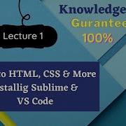 Introduction To HTML CSS Javascript How To Install Sublime VS Code Web Development Course