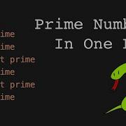 Checking For Prime Numbers In ONE Line Of Python