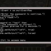 Minecraft Computercraft Tutorial Password Protected Door Tutorial HD