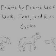 Frame By Frame Wolf Walk Trot And Run Cycles