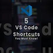5 VS Code Shortcuts You Must Know VS Code Tips And Tricks Shorts Vscode