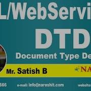 DTD Document Type Definition Part 3 XML Tutorial Mr Satish B