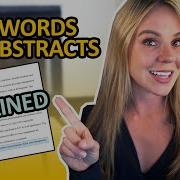 Keywords In An Abstract Choose The Best Keywords For Your Research Paper
