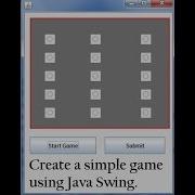 Simple Game Using Java Swing