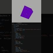 HTML CSS 3D Cube Animation Shortvideo English Programmingtutorial Html5 Frontendcourse