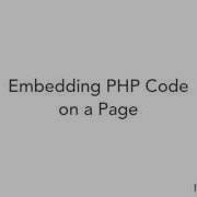 Learn PHP Embedding PHP Code On A Page 9