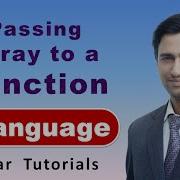 Passing Array To A Function In C In Hindi Kumar Tutorials