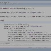 Saved Integer ArrayList Program 6 8