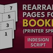 InDesign Script Printer Spreads