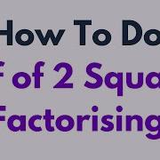How To Find The Difference Of 2 Squares Junior Cycle Maths