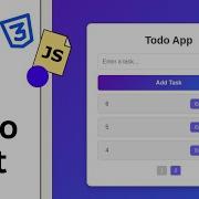 Build A To Do App With CRUD Operations HTML CSS JavaScript Tutorial Html Css Javascript