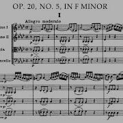 Joseph Haydn String Quartet In F Minor Op 20 No 5