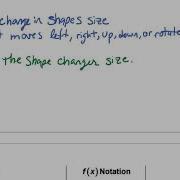 Common Parent Functions And Transformation Notation Video