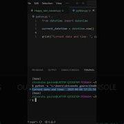 Get Current Date And Time In Python Python For Beginners Datetime Pythonprogramming