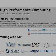 2021 High Performance Computing Lecture 2 Parallel Programming With MPI Part2