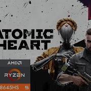 Atomic Heart Benchmark Native Settings RTX 4050 Ryzen 5 8645HS Low Atomic Preset Tested