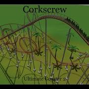 Corkscrew DEMO From Ultimate Coaster 2 4k