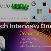 Two Sum 1 Leetcode Javascript Solutions